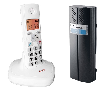 TELEDOMOFON ''EURA'' CL-3622W b/przew. biały 1-rodzinny