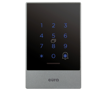 ZAMEK SZYFROWY ''EURA'' AC-03C9 - Bluetooth, Mifare, natynkowy, zewnętrzny IP55