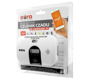 CZUJNIK CZADU WiFi ''EURA'' CD-53A2v5300-TY - DC 3V (2x LR6), LCD, 5 lat gwarancji, test 300 ppm, app Tuya ico 6