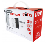 DOMOFON ''EURA'' ADP-38A3 ''ENTRA'' - biały, jednorodzinny, głośnomówiący, kaseta z szyfratorem ico 9