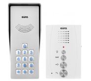 DOMOFON ''EURA'' ADP-38A3 ''ENTRA'' - biały, jednorodzinny, głośnomówiący, kaseta z szyfratorem ico 0