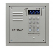 PANEL CYFROWY ''CYFRAL'' PC-2000R srebrny z czytnikiem RFiD ico 0