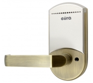 SZYLD Z KONTROLĄ DOSTĘPU ''EURA'' ELH-70B9 BRASS z czytnikiem RFID i  szyfratorem, uniwersalny rozstaw śrub ico 3