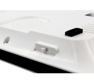 MONITOR ''EURA'' VDA-11C5 - biały, dotykowy, LCD 10'', FHD, pamięć obrazów, SD 128GB,  rozbudowa do 6 monitorów, 2 stacji bramowych i 2 kamer CCTV, obsługa 2 wejść ico 3