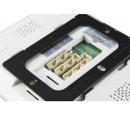 WIDEODOMOFON ''EURA'' VDP-80C5 - dwurodzinny, biały, 2x LCD 7'', FHD,  obsługa 2 wejść, kamera 1080p., czytnik RFID, natynk ico 9