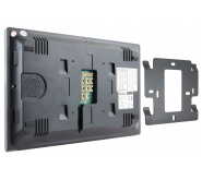 WIDEODOMOFON ''EURA'' VDP-98C5 - czarny, dotykowy, LCD 10'', AHD, WiFi,  pamięć obrazów, SD 128GB,  rozbudowa do 6 monitorów, 2 stacji bramowych i 2 kamer CCTV, obsługa 2 wejść, kamera 1080p., czytnik RFID ico 4