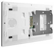 WIDEODOMOFON ''EURA'' VDP-98C5 - biały, dotykowy, LCD 10'', AHD, WiFi,  pamięć obrazów, SD 128GB,  rozbudowa do 6 monitorów, 2 stacji bramowych i 2 kamer CCTV, obsługa 2 wejść, kamera 1080p., czytnik RFID ico 1