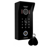 WIDEODOMOFON ''EURA'' VDP-99C5 - czarny, dotykowy LCD 10'', AHD, WiFi, pamięć obrazów, kamera 1080p, RFID, szyfrator, natynk ico 12