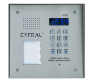 PANEL CYFROWY ''CYFRAL'' PC-2000R PRO inox z czytnikiem RFiD ico 1