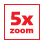 Zoom optyczny - 5x
