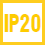 Klasa szczelności IP20